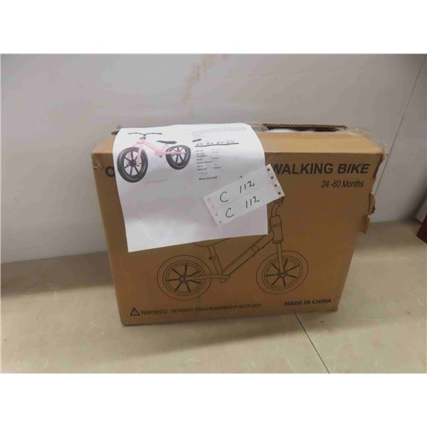 allobebe balance bike for 2 year old 12" toddler training