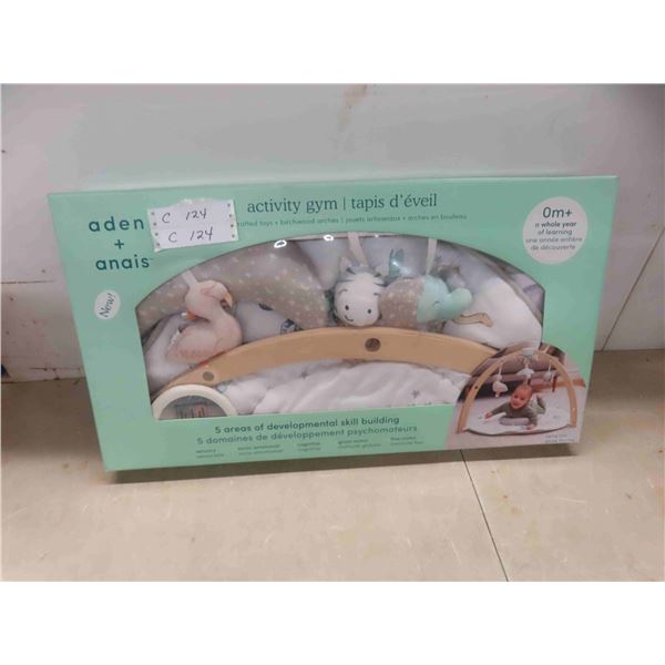 aden + anais baby activity gym- rising  star