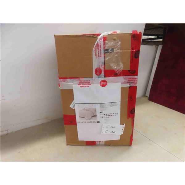 HEVUMYI queen comforter set- 7 piece all season 