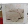 Image 3 : HEVUMYI queen comforter set- 7 piece all season 