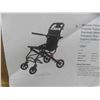 Image 4 : wirlswea manual wheelchair, lightweight foldable transport