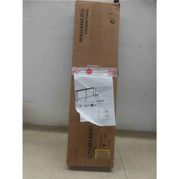 MAHANCRIS console table with power cord outlet