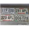Image 2 : 10 lisence plates 7 manitoba, 2 alberta 1 ontario 