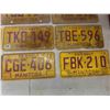 Image 2 : 15- 1976 manitoba lisence plates 