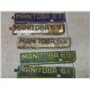Image 4 : (30) 1952-1970 manitoba lisence tacgs 