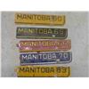 Image 6 : (30) 1952-1970 manitoba lisence tacgs 