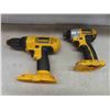 Image 2 : dewalt 18V cordless 1/2" drill driver , 1/4" impact driver, 