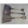 Image 3 : 3 yard tools; scoop shovels, spade and potato forks. 