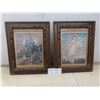 Image 1 : 2 framed pictures, blue boy and pinkie 12x16" 