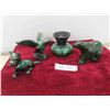 Image 1 : 3 blue mountian style figurines and tamarock 