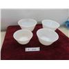 Image 1 : 4 milk glass nesting bowls 