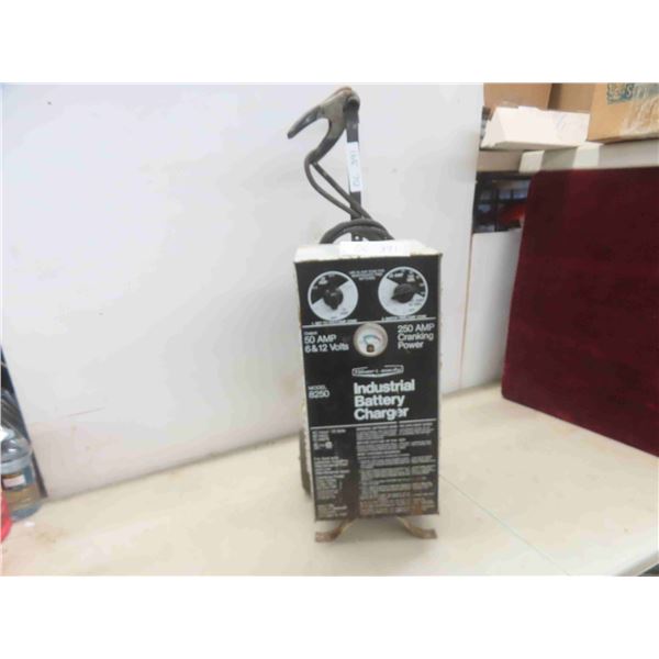 industrial battery charger 50AMP 6+12 volts 