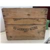 Image 6 : wood crate with hinged lid 20x15x15" and
