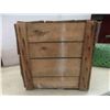 Image 7 : wood crate with hinged lid 20x15x15" and