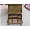 Image 10 : vintage 3 piece metal cannistta set, pantry items, tins,