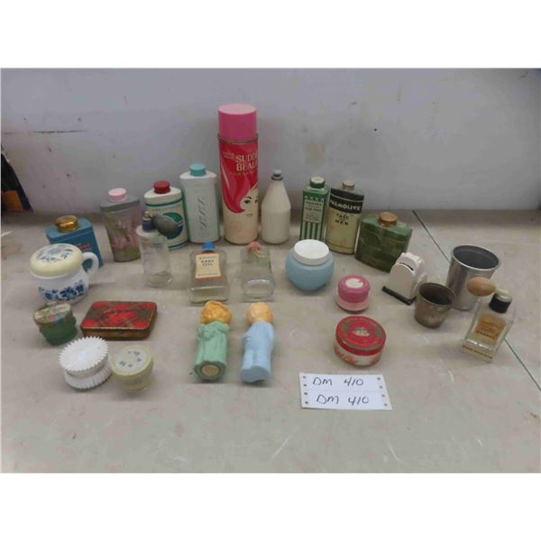 vintage bath products , aftershave, avon products