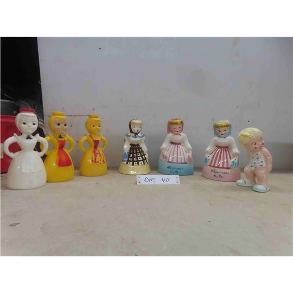 Vintage 1950s ceramic cleanser, kate poweered cleanser