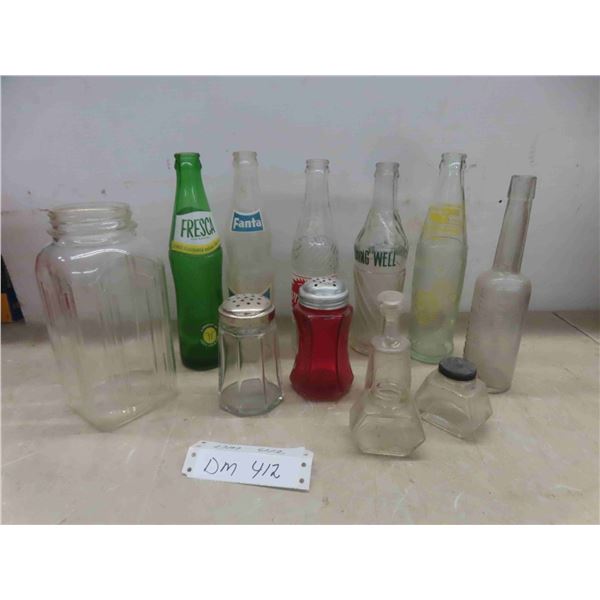 pop bottles, fresca, fanta, wishing well, flordia water,