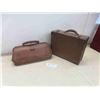 Image 1 : vintage leather doctors bag and suitcase 