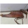 Image 2 : 2 vintage leather scabbard or gun case 