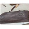 Image 9 : 2 vintage leather scabbard or gun case 