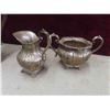 Image 7 : silvver plated coffee, tea pots, cream, sugar, candlesticks