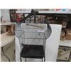 Image 2 : bird cage with rolling stand 23x13x58  :