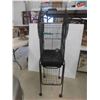 Image 3 : bird cage with rolling stand 23x13x58  :