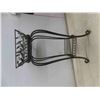 Image 6 : wrought iron plant stand 25"H, 36"W, 64". Faux wood 2" blind,
