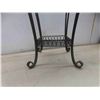 Image 8 : wrought iron plant stand 25"H, 36"W, 64". Faux wood 2" blind,