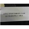 Image 2 : apple I pad tablet with charging cable and case