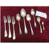 Image 1 : 9 pcs silver plated flatware 