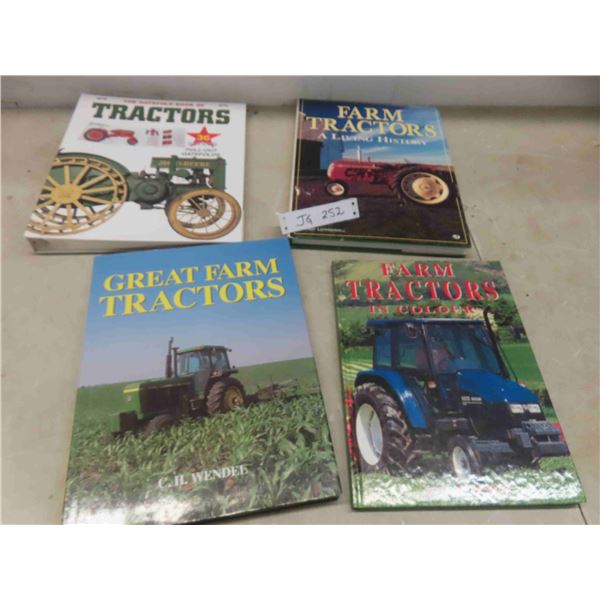 4 books on tractors 