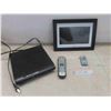Image 1 : sylvania digital picyture frame with remote, and dvd player with remote 
