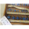 Image 4 : 36 Router Bits in Case 
