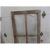 Image 2 : Wood Framed 4 Pane Window 30'' x 55'' 