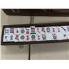 Image 7 : mah-jongg set 166 tiles. 4 racks with leather case 