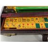 Image 4 : vintage mah-jongg set with racks, tiles and case 