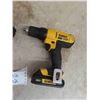 Image 2 : Dewalt 20V Cordless Tools : 1/2'' Drill, 1/4'' Impact