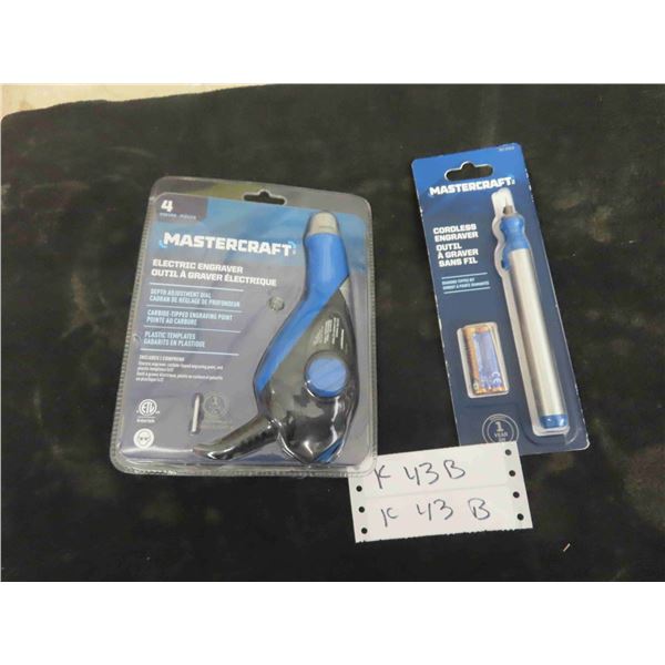New Mastercraft Electric Engraver & Cordless Engraver 