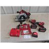 Image 1 : Milwaukee 18V Cordless Tools : Circular Saw, 1/4'