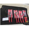 Image 1 : 4 New Milwaukee Tools : Aviation Snips, Diagonal 