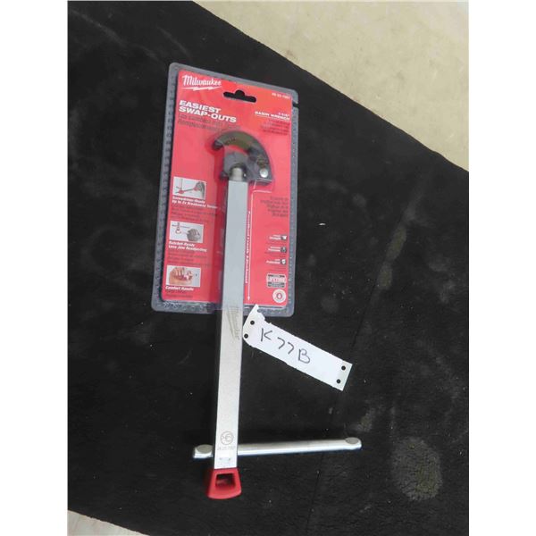 New Milwaukee 1-1/4'' Basin Wrench 