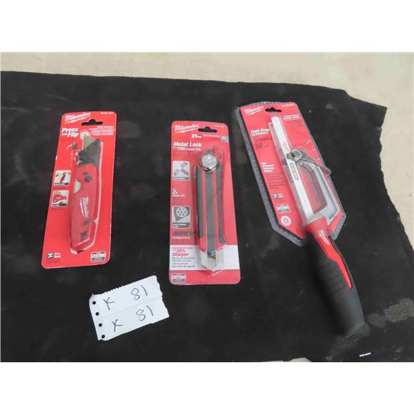 3 New Milwaukee Tools : Compact Hack Saw, Snap Off 