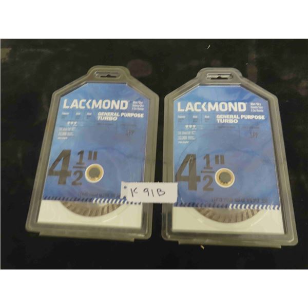 2 New Lackmond Wet/Dry 4 1/2'' Measuring Blade 