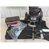 Image 1 : Craftsman Electronic Plunge Router with Guides , Lettery Template Set , 