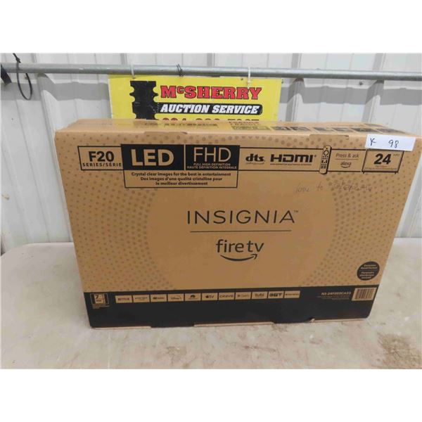 New Insignia Fire TV F20 24'' TV