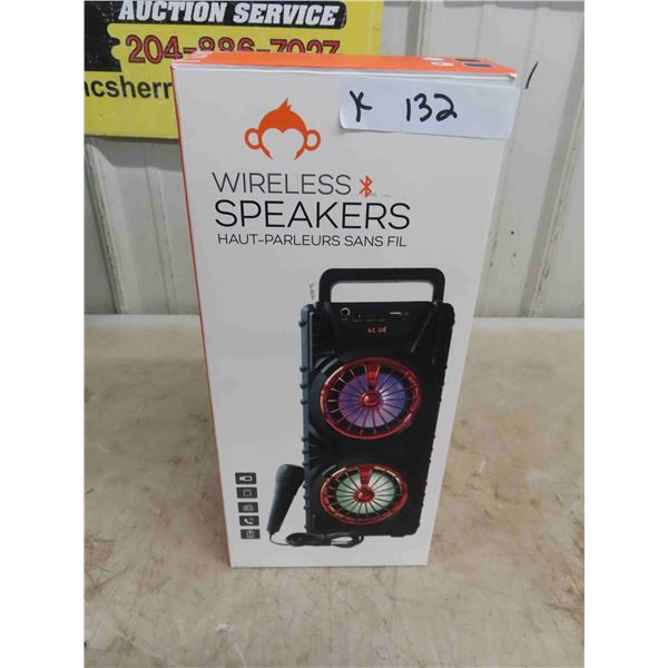 New Monkey Wireless (2 Pairs) Bluetooth Speakers 