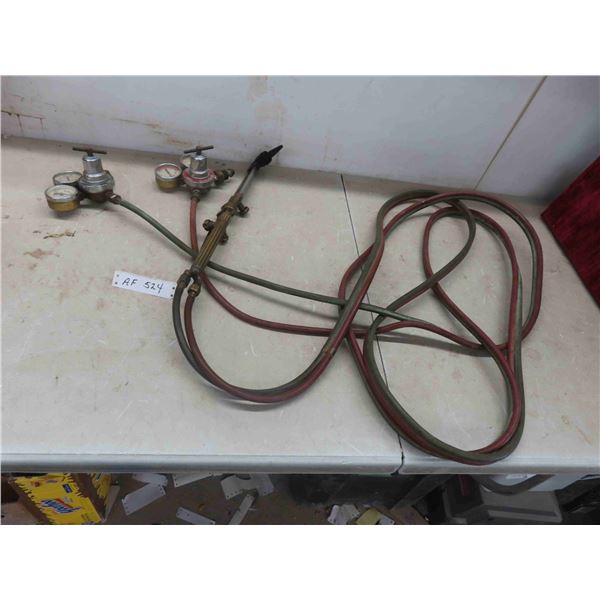 Acetylene Torches, Hose & Gauges. 