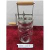 Image 1 : Kilner Homemade Butter Churner 1 Quart Glass Jar with Wooden 